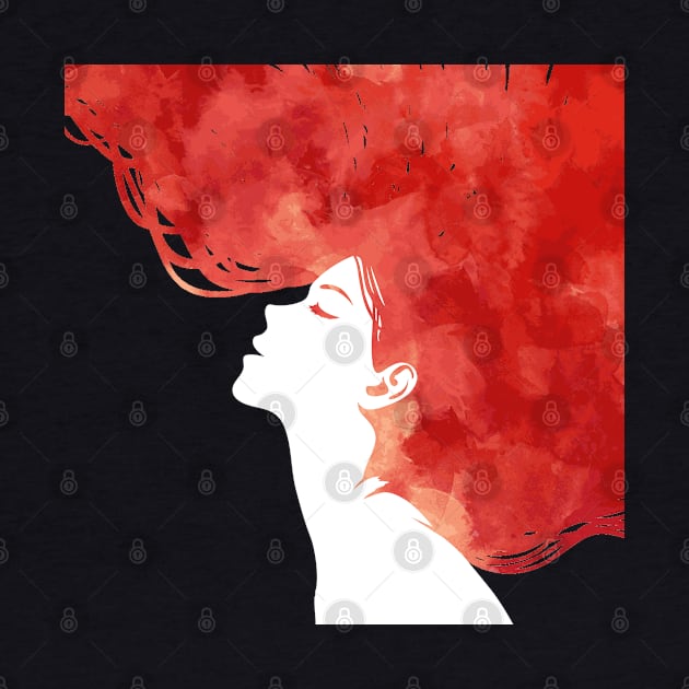 Red Hair Girl by Mako Design 